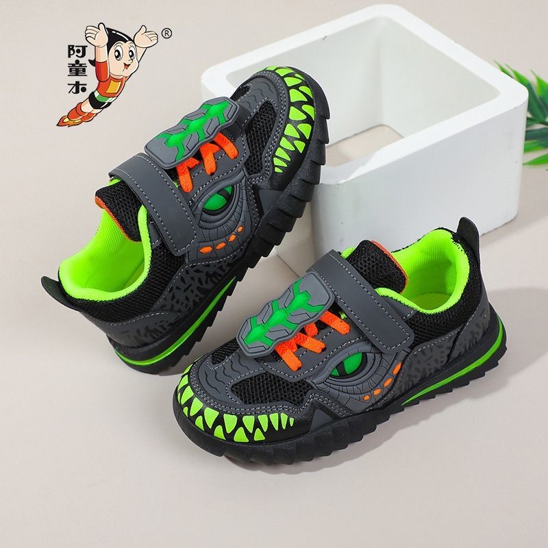 รองเท้าผ้าใบเด็ก Astro Boy/สบาย/พื้นรองเท้านุ่ม/แฟชั่น/ตีนตุ๊กแก