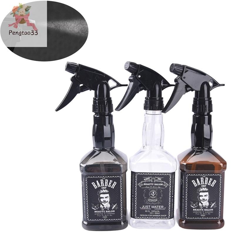 Pengtao33 650ml ขวดสเปรย์ทําผม ร้านเสริมสวย เครื่องมือตัดผม เครื่องพ่นน้ํา COD