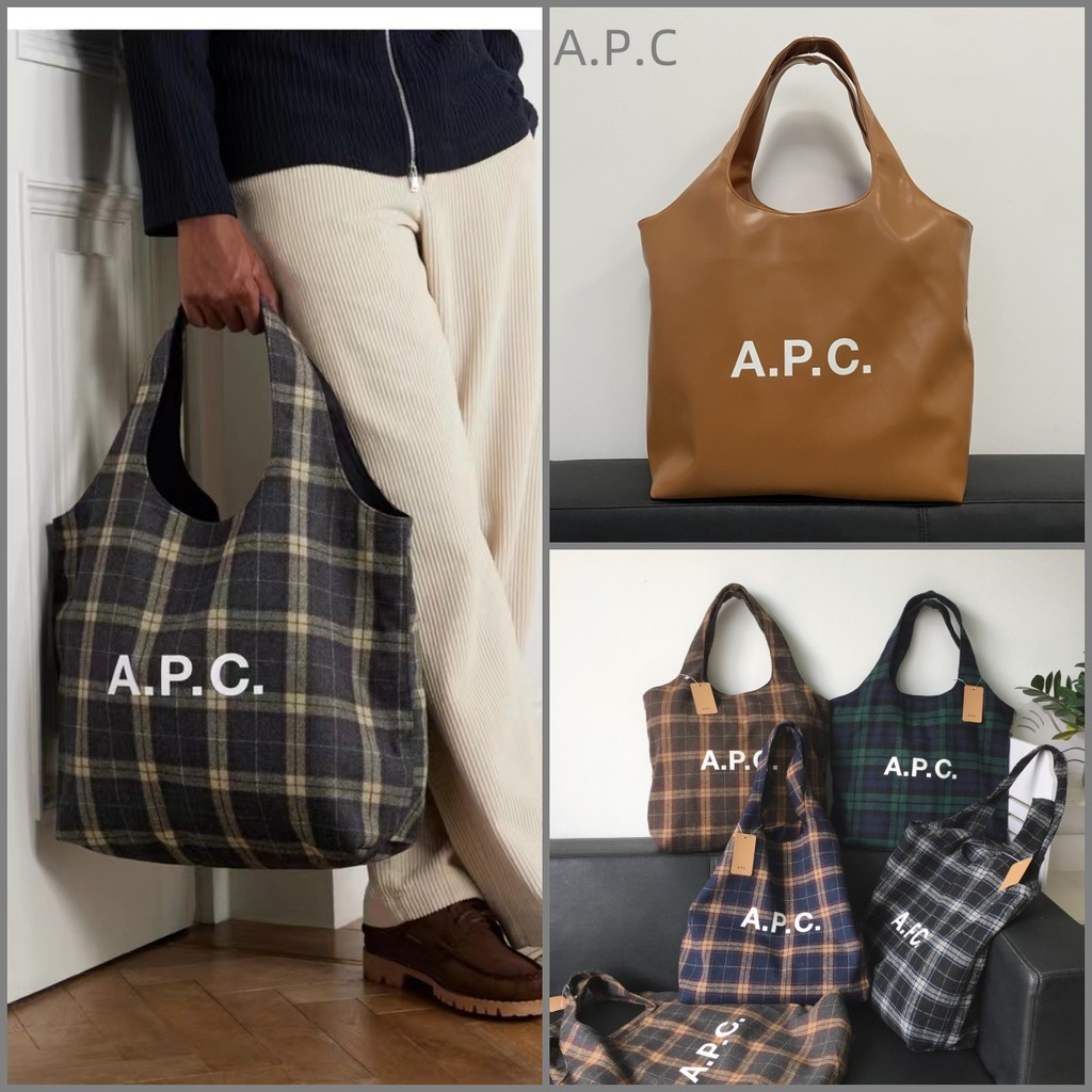 รุ่นท็อป APC กระเป๋าถือกระเป๋าสะพายไหล่หรูหราอินเทรนด์