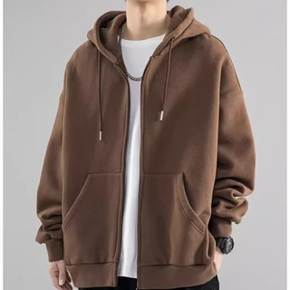 56MEN Hoodie A01 เสื้อฮู้ดชาย กันหนาว สีพื้น แขนยาว โอเวอร์ไซซ์ ฮู้ด Clothing ผู้ชาย Man
