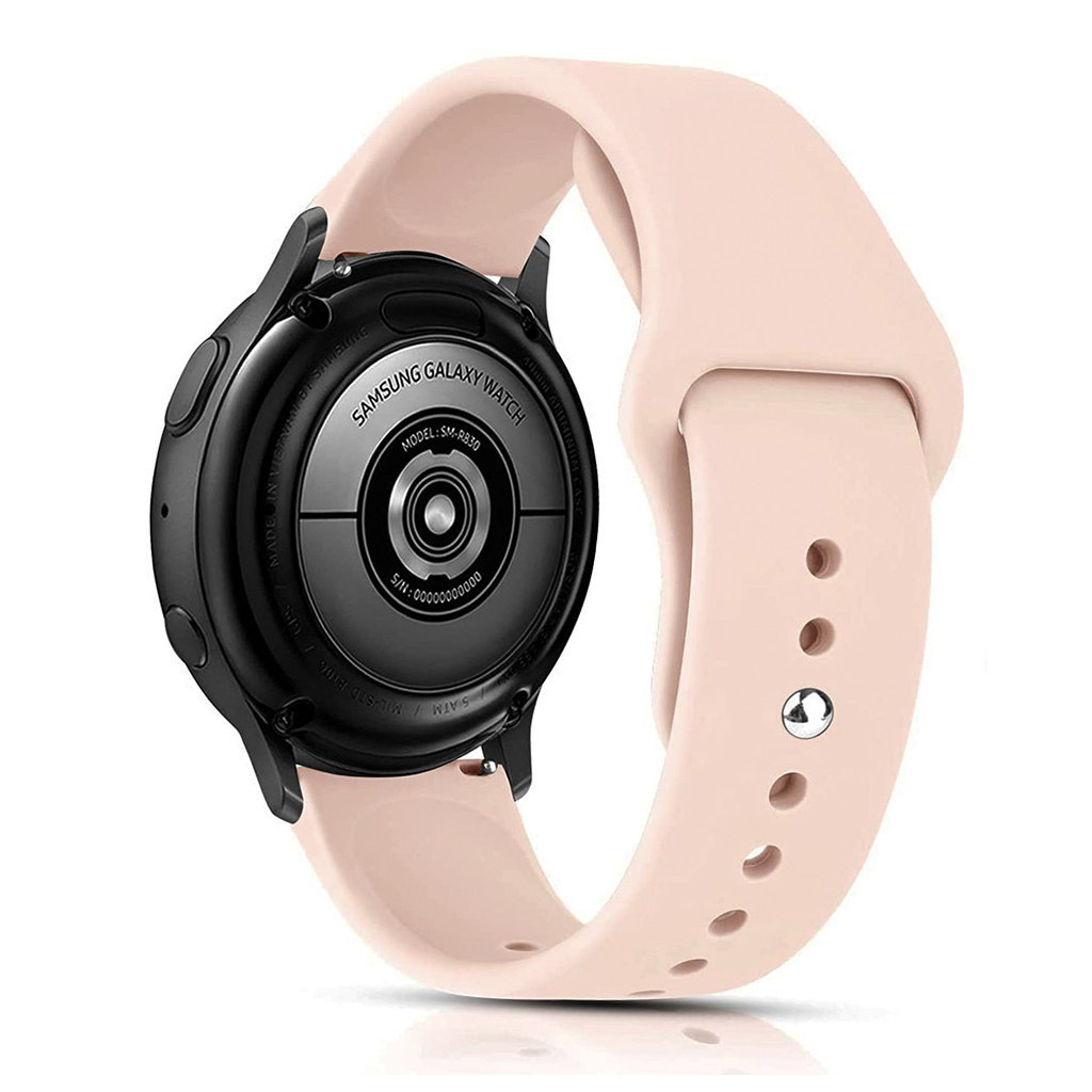 20 มม.22 มม.ซิลิโคน Srap เหมาะสําหรับ Samsung Galaxy watch 6 5 4 3 46 มม.42 มม.Active 2 Correa Gear S3 Huawei watch GT 2E Pro