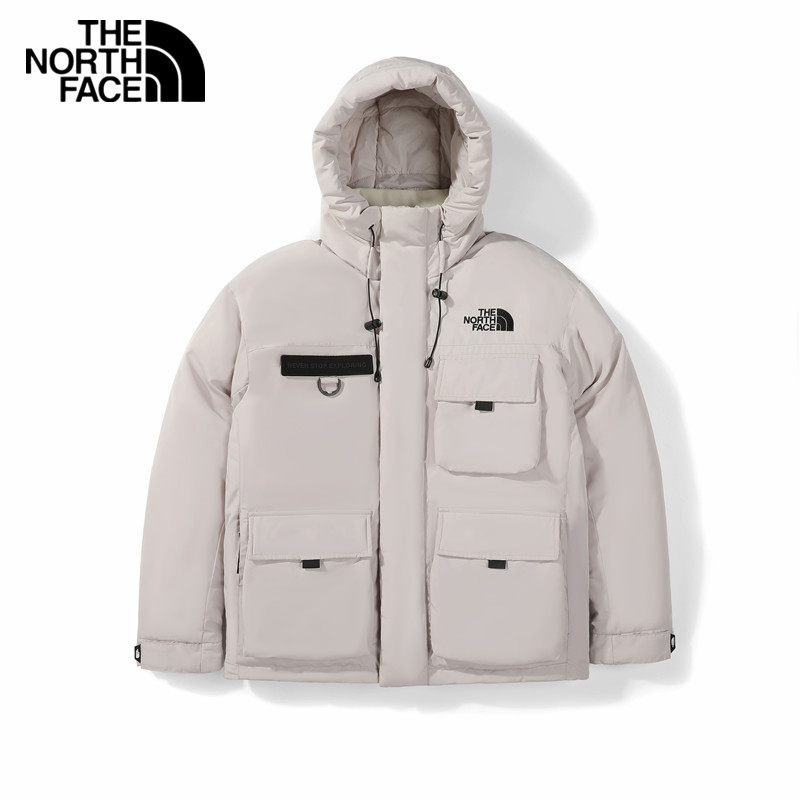 โลโก้ปัก The North Face 100% Original ผ้าฝ้ายกันน้ําเบาะเสื้อผ้าฤดูหนาวเสื้อแจ็คเก็ตสําหรับชายเสื้อคู่ Wadd Jackets
