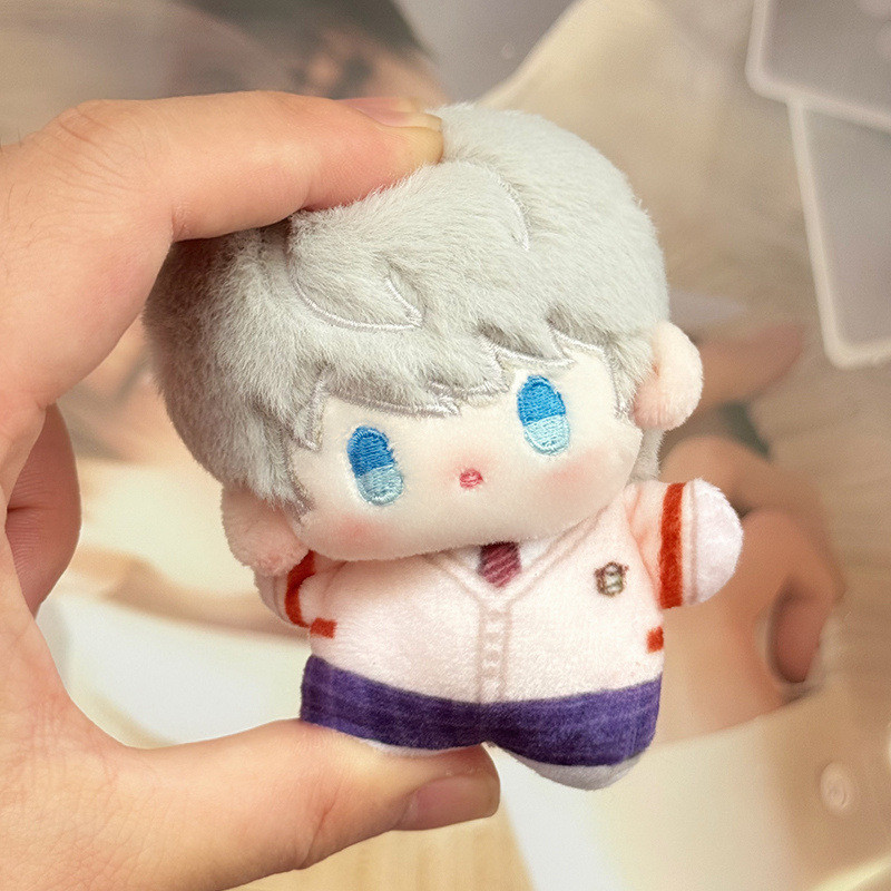 ตุ๊กตาผ้าฝ้ายรักและพื้นที่ลึกน่ารักดูจินรอบตุ๊กตาจี้ของขวัญสําหรับหญิง10เซนติเมตร