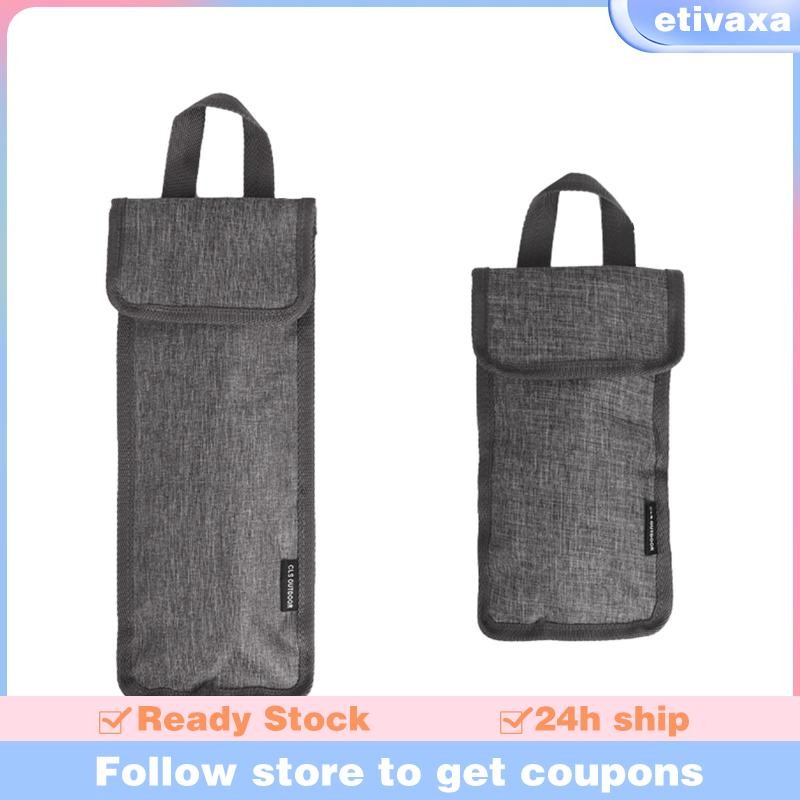 [Etivaxa] Camping Ground Nail Storage Pouch เต็นท์หมุดกระเป๋าพร้อมที่จับกระเป๋าเต็นท์เล็บกระเป๋าสําหรับเต็นท์ Outdoor Travel Picnic Garden