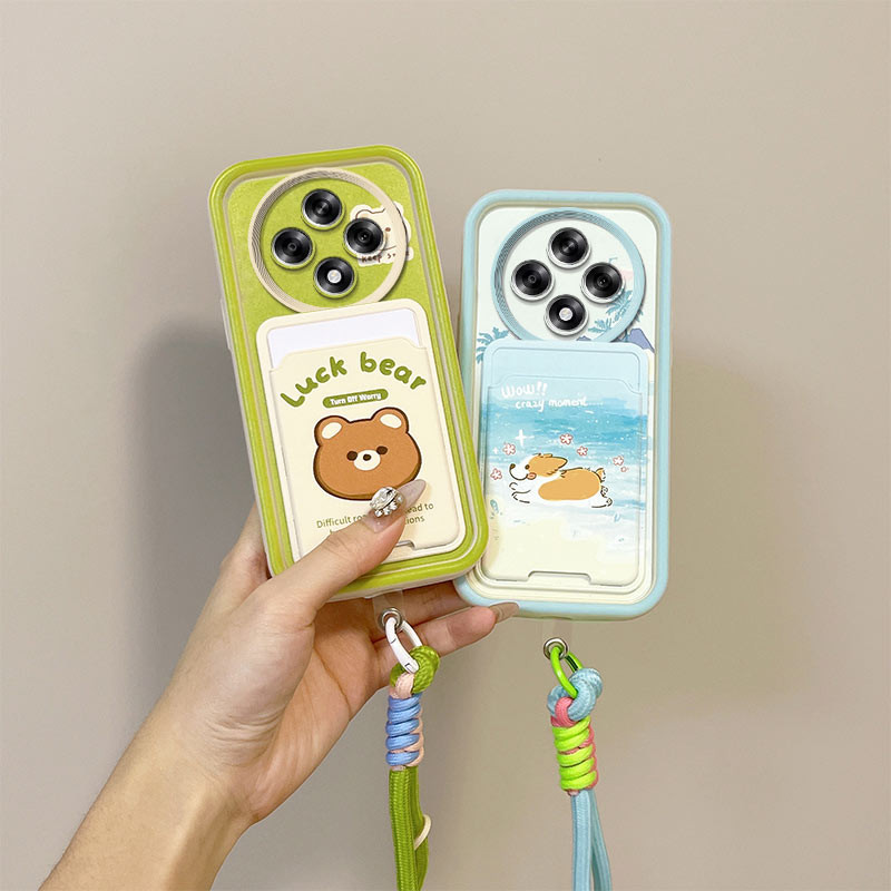 เคส oppo reno 12f 5g กระเป๋าใส่บัตรพร้อมเคสโทรศัพท์สําหรับเคส oppo reno 12f 5g ราคา ถูกที่สุด ดีลบีเคเค แกลเลอรีภาพที่ 4