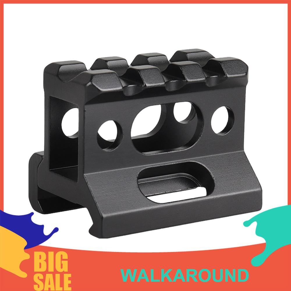 3 ช่อง 20 มม.Riser Mount อลูมิเนียมขอบเขต Riser ฐาน Mount สําหรับ Picatinny Rail [walkaround.th]