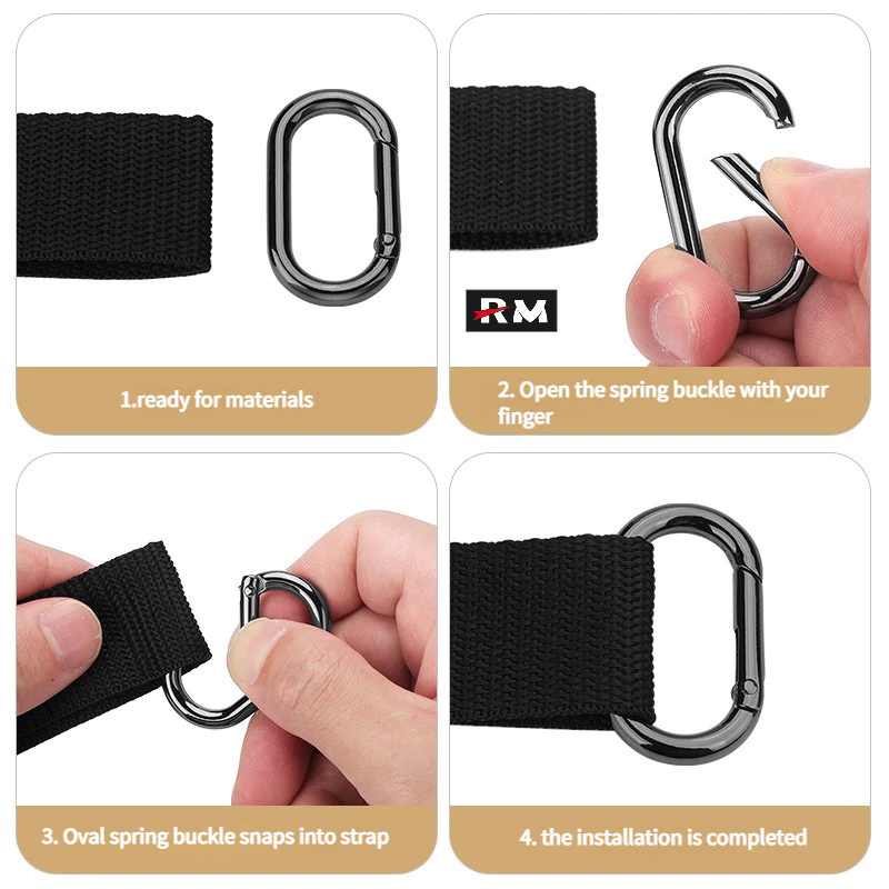 [2 ชิ้น] โลหะผสมสังกะสีรูปไข่ฤดูใบไม้ผลิหัวเข็มขัดแหวนเย็บฟรีกระเป๋าตะขอหัวเข็มขัดโซ่ถุงแป้งเชื่อมต่อหัวปรับหัวเข็มขัดเครื่องประดับเครื่องแต่งกายแ thumbnail 8