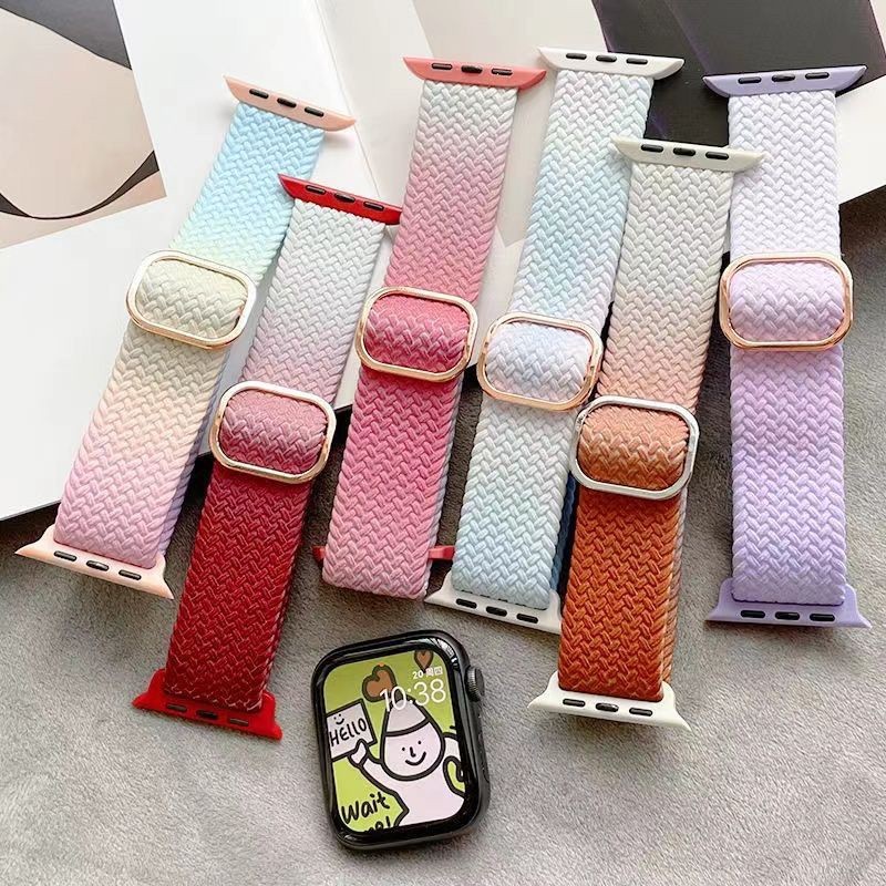 สําหรับ Redmi Watch 5 4 3 Active Redmi 5Lite Gradient สีถักสายคล้องคอ Ins Creative All-in-one สร้อยข้อมือสายรัดข้อมือ
