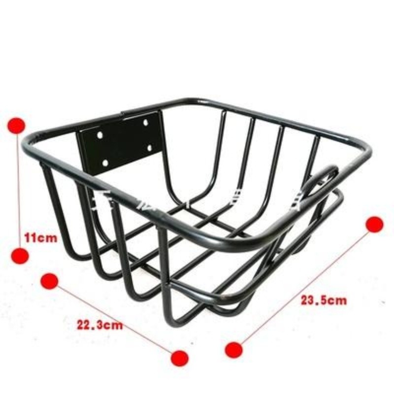 Bus Bike Basket ofo Little Yellow Bike Sharing ตะกร้าจักรยานท่อเหล็กจักรยานไฟฟ้ารถจักรยานยนต์ขับรถจั