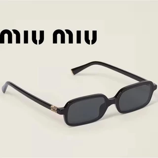 ขายร้อน Miu Vintage Square Small Face Y2K Square ผู้หญิงผู้ชาย Anti UV400 แว่นตา Miu พรีเมี่ยม