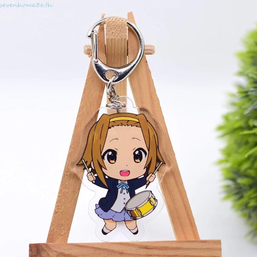 Sevenhome3e K-ON!! คอสเพลย์อะนิเมะอุปกรณ์เสริมกระเป๋าสองด้านจี้กระเป๋าเสน่ห์ที่เก็บกุญแจ