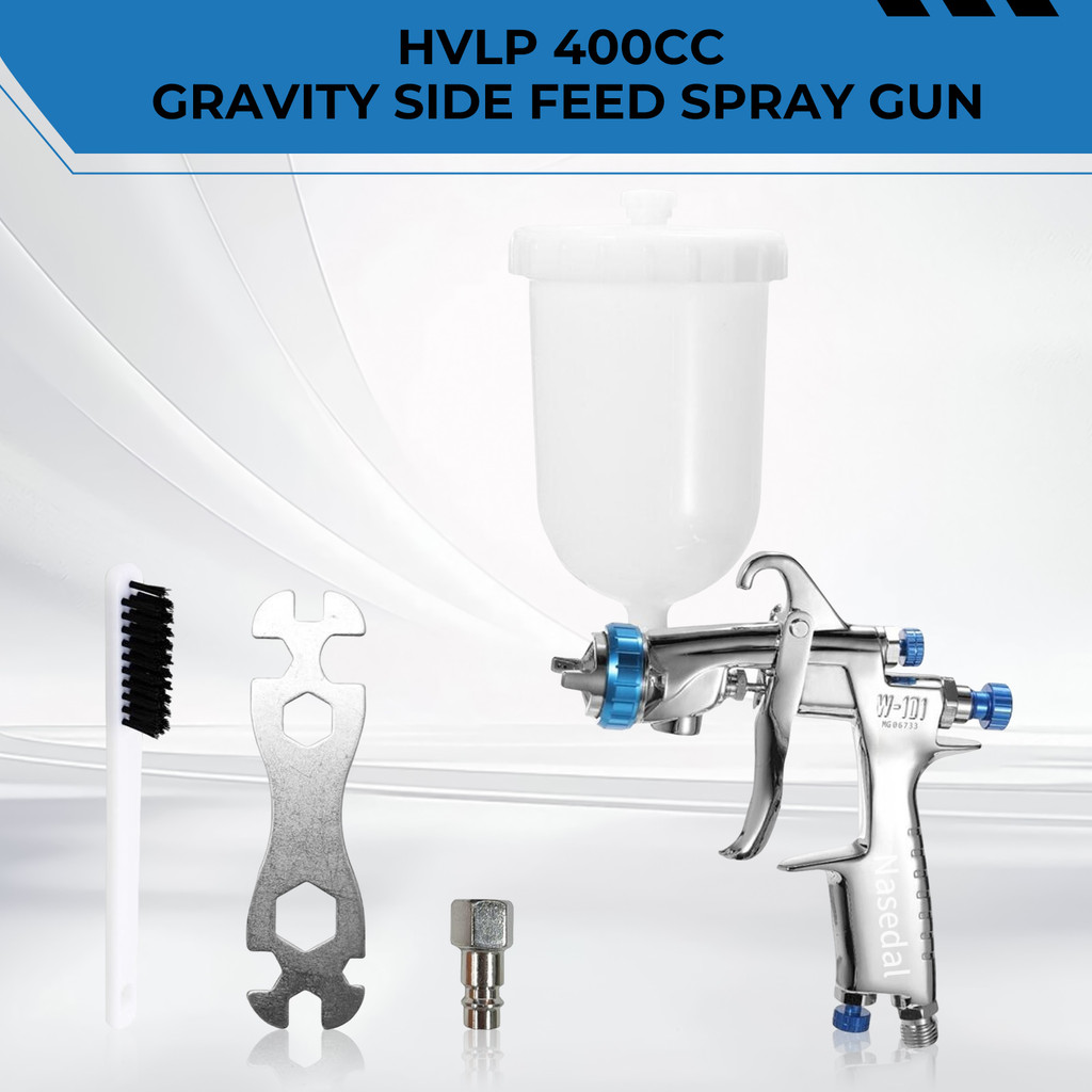 W-101 ปืนสเปรย์ สเตนเลส แบบใช้มือ สําหรับพ่นสีน้ํามัน DIY