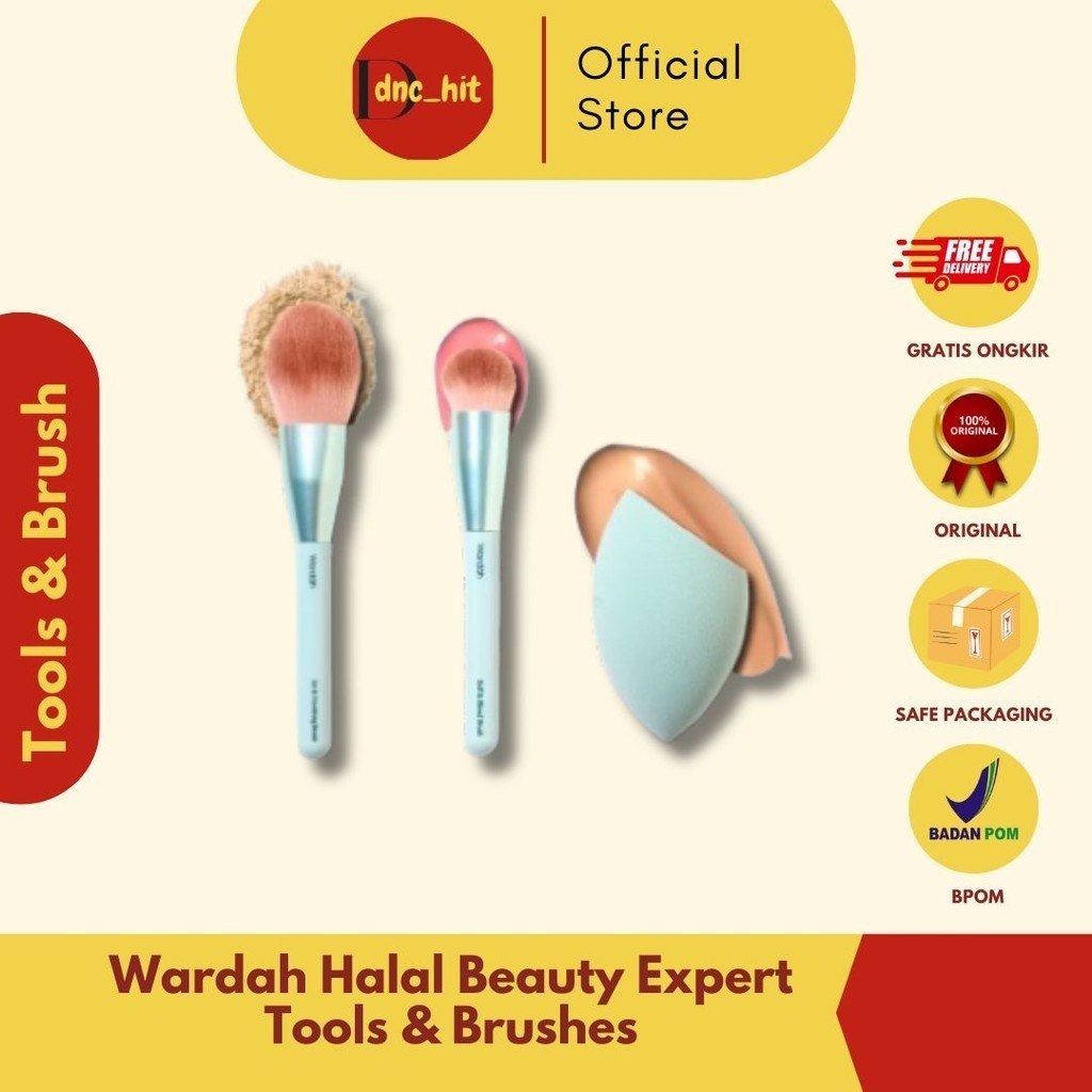 Wardah Halalal Tool Brush – Wardah Buff & Blend Brush