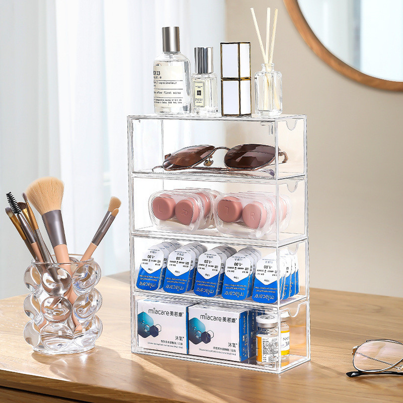 ในสต็อก กล่อง ikea กล่อง api กล่อง tip box ญี่ปุ่นโยนคอนแทคเลนส์เครื่องสําอางคอนแทคเลนส์กล่องเก็บอะค