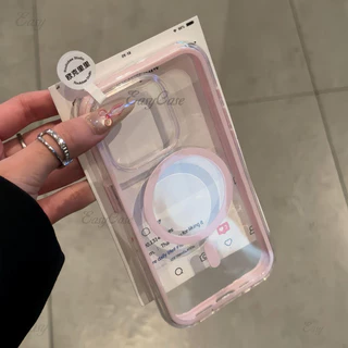 Simple 2-in-1 โปร่งใส เคสโทรศัพท์สําหรับ iPhone 16 15 14 13 12 11 Pro Max ป้องกันลื่นและป้องกันการตกกระแทกฝาหลัง