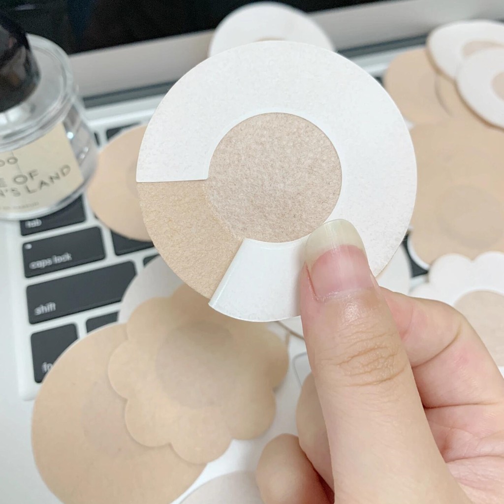 แผ่นแปะจุกนมที่ปิดจุกนมขายเป็นคู่ แผ่นแปะกระดาษสามารถใช้แล้วทิ้ง 