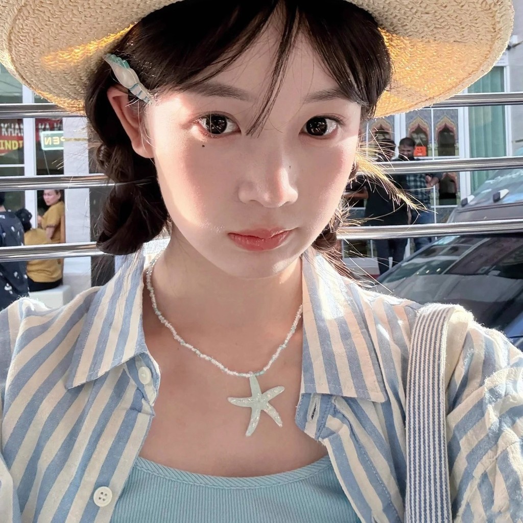 สร้อยคอแฟชั่น สร้อยคอลูกปัด สร้อยคอพร้อมจี้ เครื่องประดับแฟชั่นเกาหลี Hot sale พร้อมส่งในไทย - รูปที่ 3