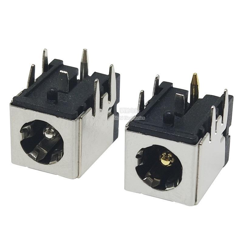 DC007B DC-007B Power Notebook Socket with Copper Shell Bracket Copper Needle Core 5.5 * 2.1/2.5mm