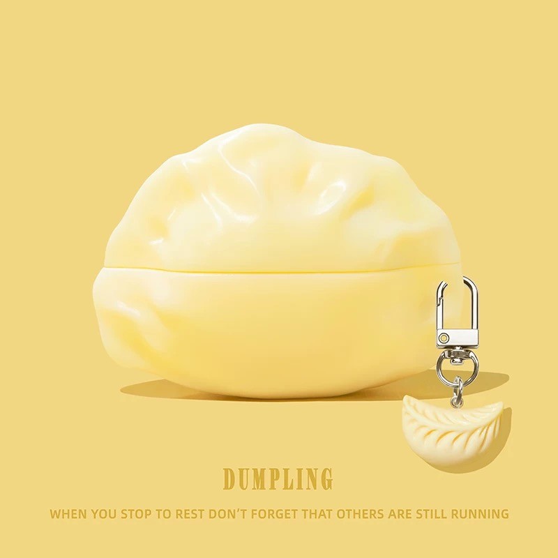 Dumpling Airpods การ์ตูน ซิลิโคน แฟชั่น Pro 2/3/4 Gen3