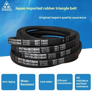 สายพานสามเหลี่ยม MITSUBOSHI (A18-A83) A-18/A-19/A-20/A-21/A-22/A-23/A-24/A-25/A-26/A-27/A-28/A-29/A-23/A-33/A-32/A-33/A-32/A-31/A-32/A-34/A-33/A-33/A เข็มขัด FAN BELTTOR RADA INDUSTRAIAL BELT