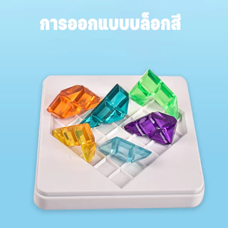 พร้อมส่ง ปริศนาจิ๊กซอว์ รูปหัวใจ ของเล่นเพื่อการศึกษา เกมเดสก์ท็อปการศึกษาปฐมวัยสําหรับเด็ก