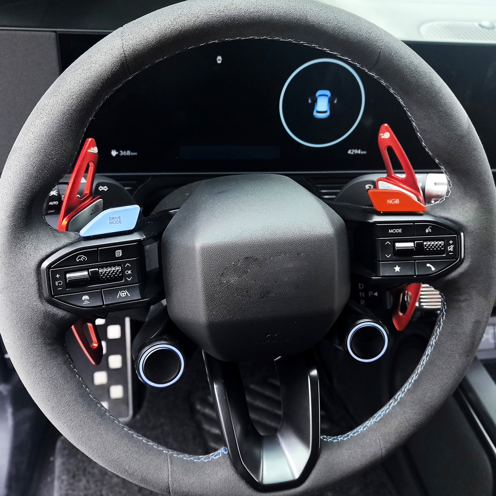 2 ชิ้นพวงมาลัยรถยนต์พวงมาลัย Paddle Shifter เกียร์ Shift Extension สําหรับ Hyundai Ioniq 5 N LHD RHD