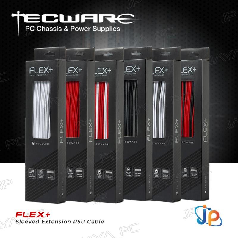 Tecware Flex+ Plus Sleeve Extension PSU Cable - ชุดสายจ่ายไฟ