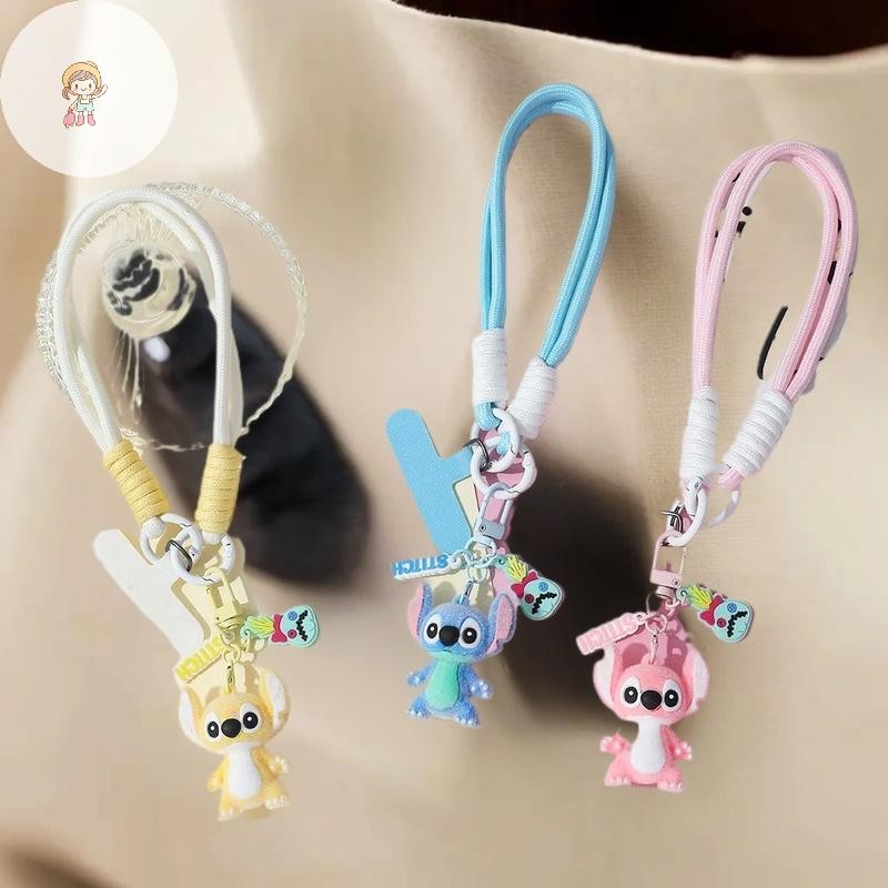 FOT 1 ชิ้น Anti-Loss สายคล้องน่ารักพวงกุญแจของขวัญตุ๊กตาจี้โทรศัพท์ Lanyard สําหรับวัยรุ่น DIY อุปกรณ์เสริม TH