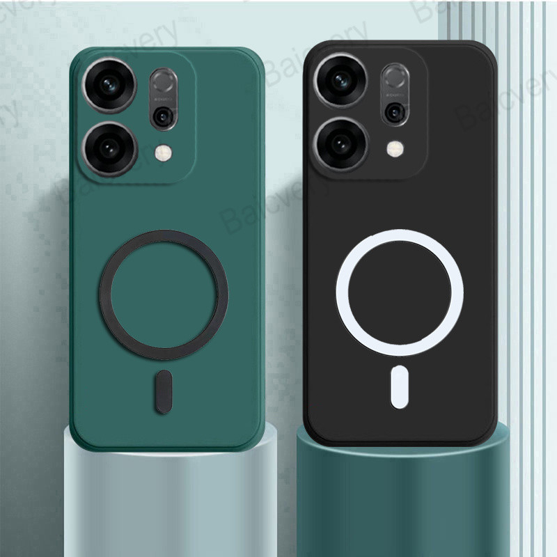 สําหรับ OPPO Reno 14 F / Reno 14 Pro / Reno 14 Matte Anti-drop ฝาครอบเลนส์พร้อมสติกเกอร์แม่เหล็ก