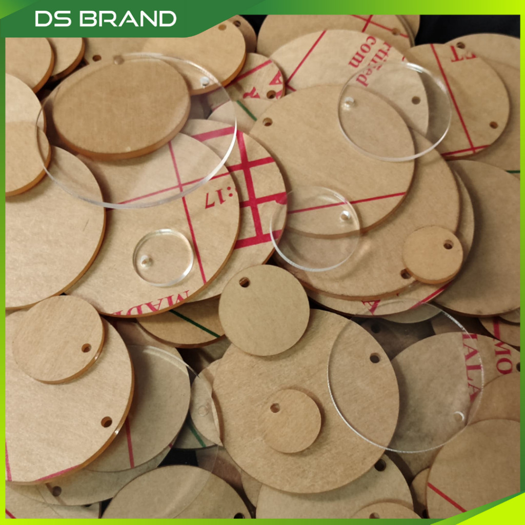 พวงกุญแจ Bulat อะคริลิค Gonsg DIY jual 1kg & 4kg / BORONG / Disc Mix Size / ขายใน 1kg / 4kg M3