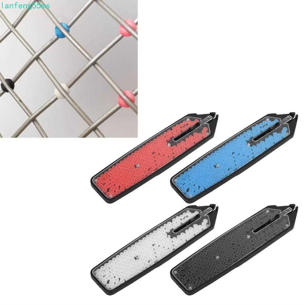 LANFENG Tennis Cross String Saver, โช้คอัพล็อค String Saver, ใช้งานง่ายเปลี่ยนน้ําหนักเบาแบดมินตัน S