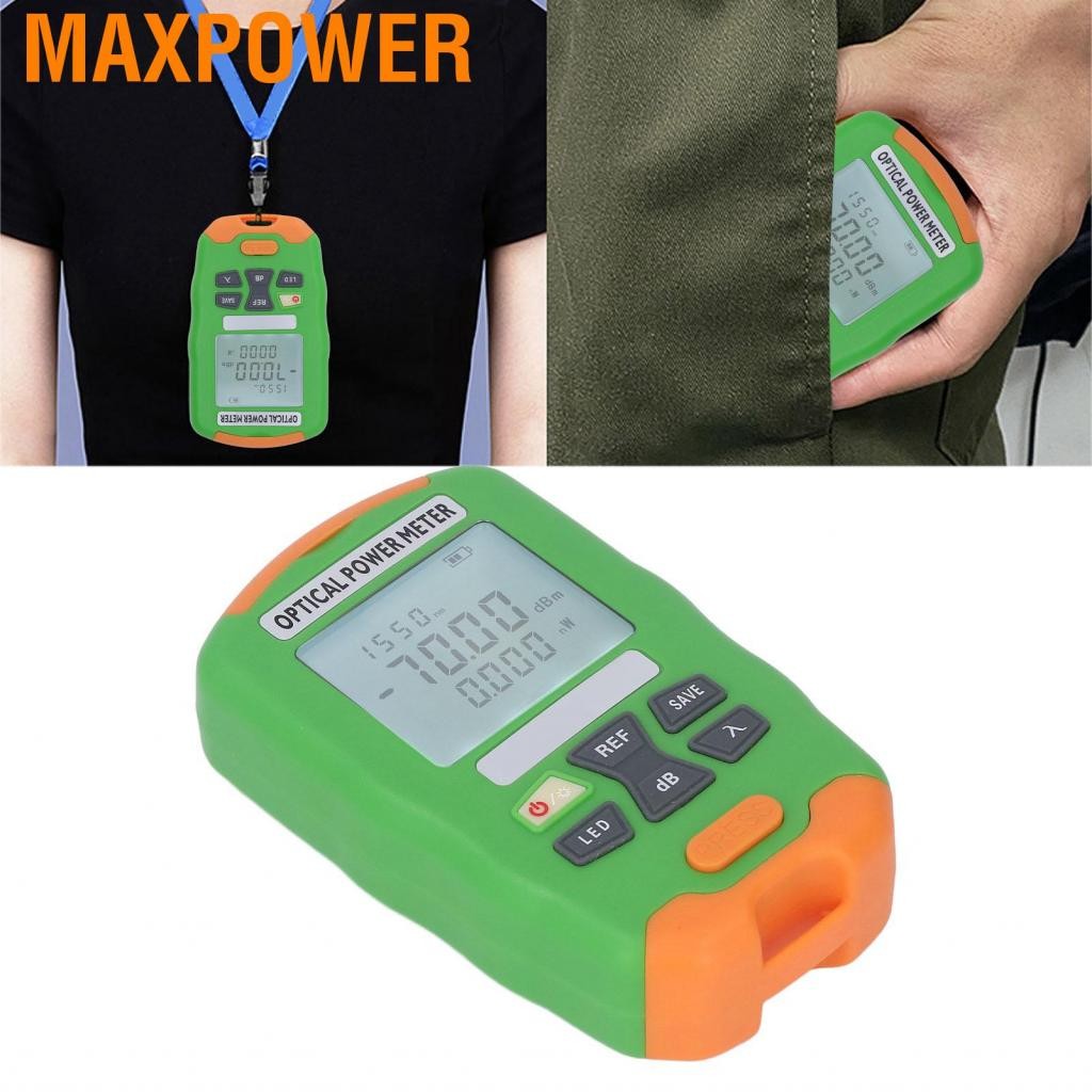 Maxpower MaxPower+-th Tester Optic ความแม่นยำสูง 7010DBM 10 ชนิดฟังก์ชั่นการสอบเทียบความยาวคลื่นออพต