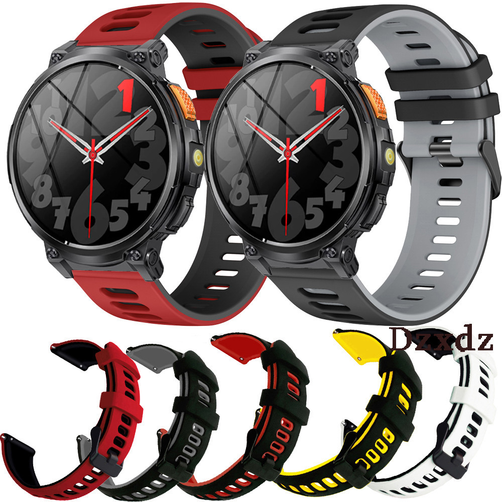 สาย AXON Mega สมาร์ทวอท์ชสําหรับ AXON Mega SmartWatch สายรัดข้อมือซิลิโคนสร้อยข้อมืออุปกรณ์เสริม