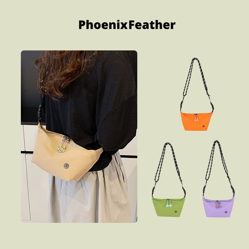 Phoenix Feather  กระเป๋าเกี๊ยวเรียบง่าย อเนกประสงค์ สำหรับสะพาย