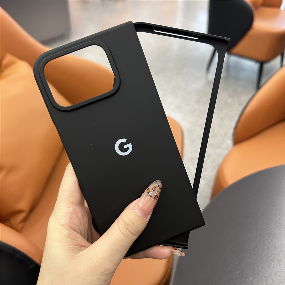 กรณีต้นฉบับสําหรับ Google Pixel 9 Pro พับกรณี Ultra-thin Matte Hard PC Flip ฝาครอบโทรศัพท์สําหรับ Pixel พับ 2 ป้องกันกันชน