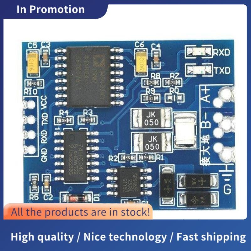 3.3V 5V TTL UART ถึง RS485 โมดูลแปลงอินเทอร์เฟซแยก Single-Chip Serial Port UART อุตสาหกรรม