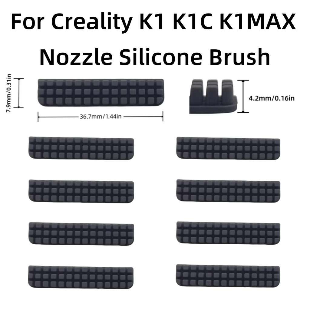 For Creality K1 K1C K1MAX Nozzle Silicone Brush 3D Printer Nozzle Cleaner Tool for K1 Series 3D Prin