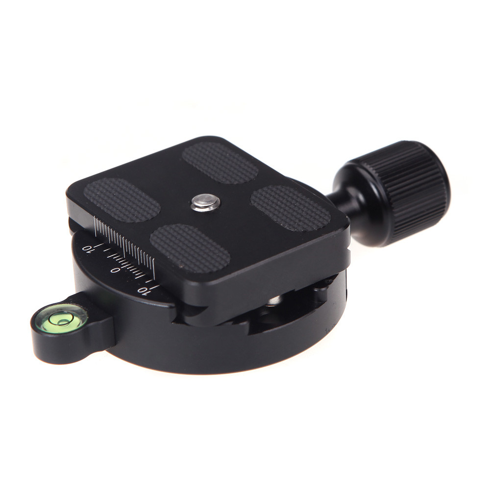 DM-55 Clamp และ QR Quick Release Plate พร้อม Gradienter สําหรับ 55 มม.หัวบอล Arca Swiss RRS Wimberle