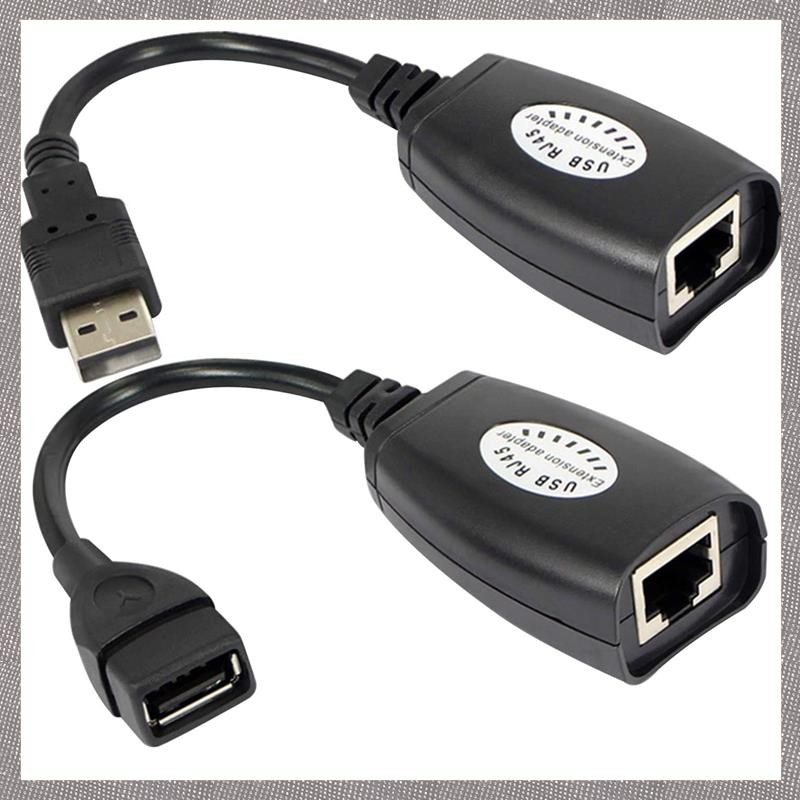 [ULZR] USB to RJ45 RJ 45 LAN Cable Extension Adapter Extender USB to Network Port