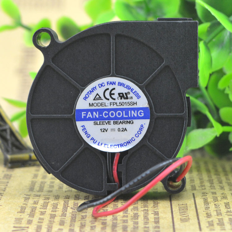 FAN-COOLING 12V 0.2A 5015 5CM FPL5015SH สกู๊ตเตอร์ สกู๊ตเตอร์ สกู๊ตเตอร์ สกู๊ตเตอร์