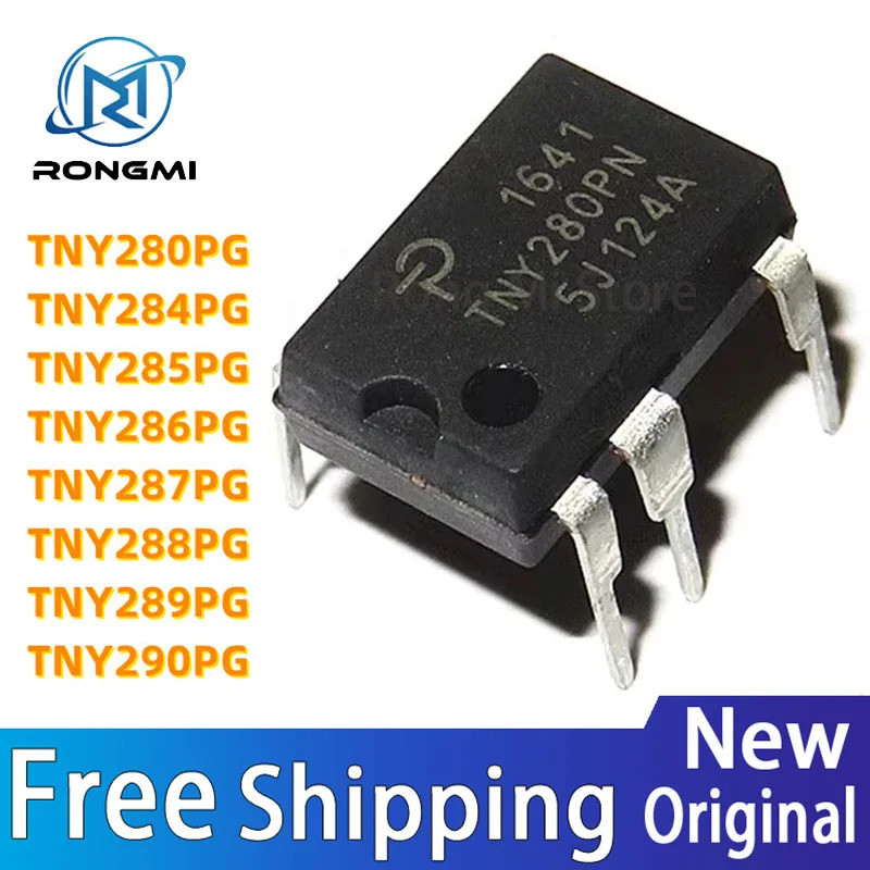 1-5PCS TNY280PG TNY284PG TNY285PG TNY286PG TNY287PG TNY288PG TNY289PG TNY290PG DIP-7 ชิปไฟ LCD IC