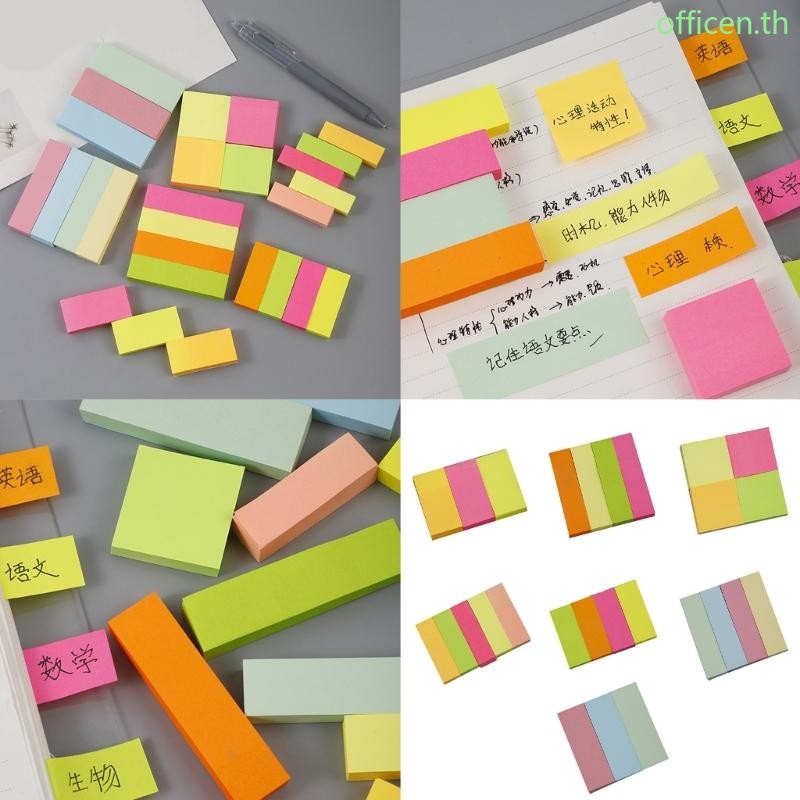 Cen Repositionable Writable Stick Index Tabs Book Tabs Flags เครื่องหมายหน้ากาว