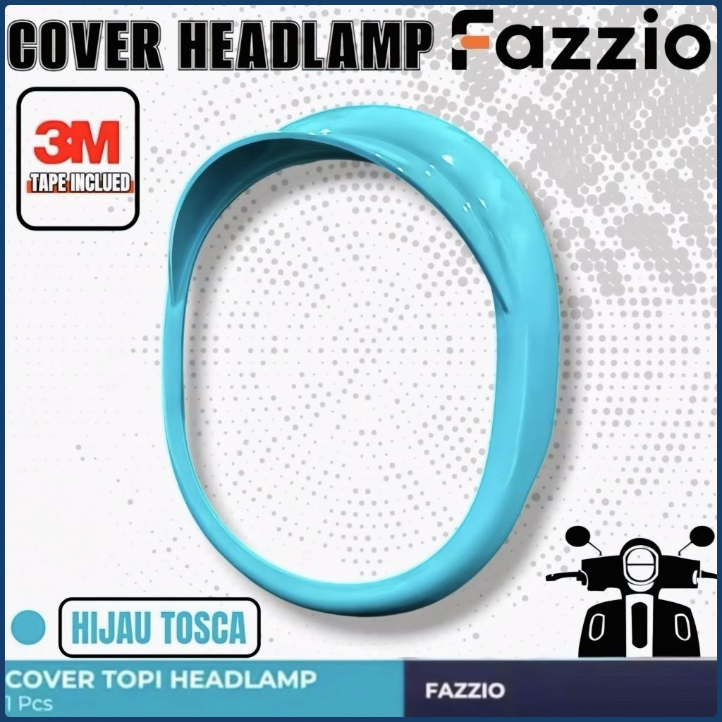 โคมไฟ Chrome สีดํา Visor fazzio fazzio new fazzio neo all new fazzio