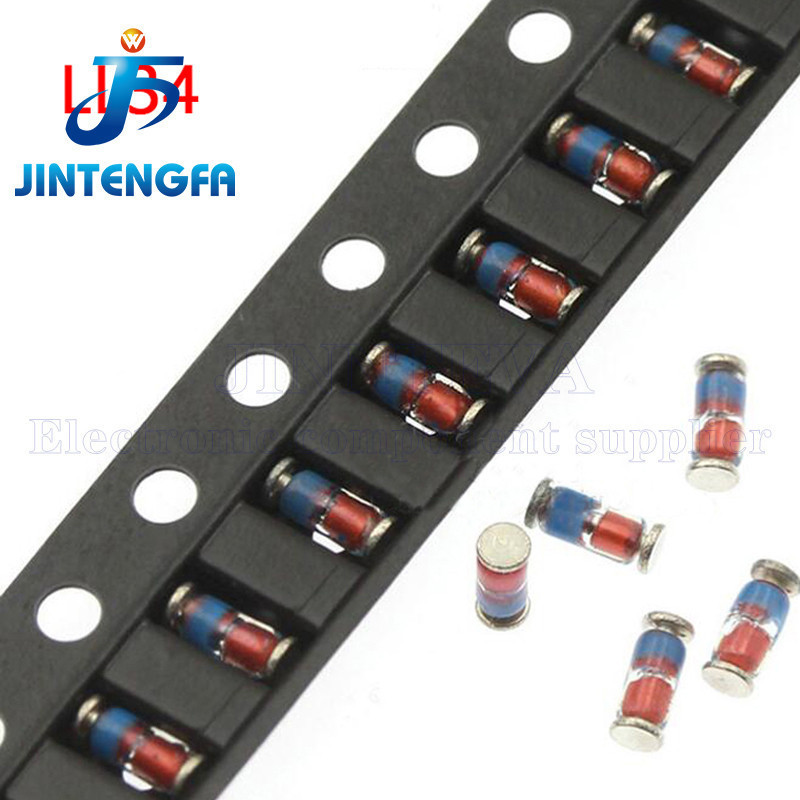 Patch ไดโอดหลอด 200PCS 0.5W 1/2W Zener ไดโอด LL34 1206 ZMM 2.2V 2.4V 3V 3.3V3 4V7 5V1 5V6 6V8 7V 5V 
