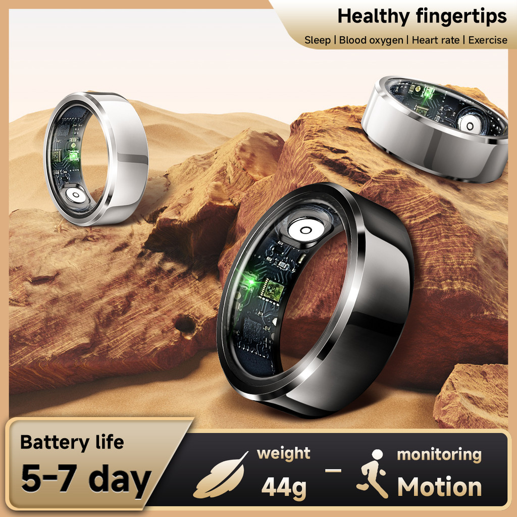 SAMSUNG ซัมซุง กาแลคซี แหวนอัตราการเต้นหัวใจออกซิเจนในเลือดการตรวจสอบแหวนหลายโหมดกีฬา ไอพี68 กันน้ําสมาร์ทแหวนผู้ชายผู้หญิง