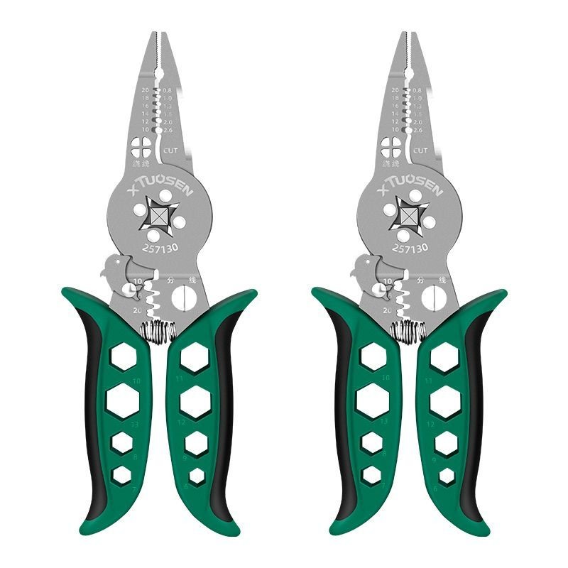 Tuosen คีมปอกสายไฟอเนกประสงค์สําหรับเครื่องมือไฟฟ้า