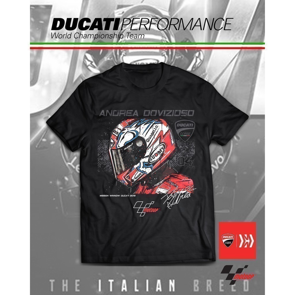 เสื้อยีซอร์ Ducati Mission Winnow 2025 ทำจากไมโครไฟเบอร์