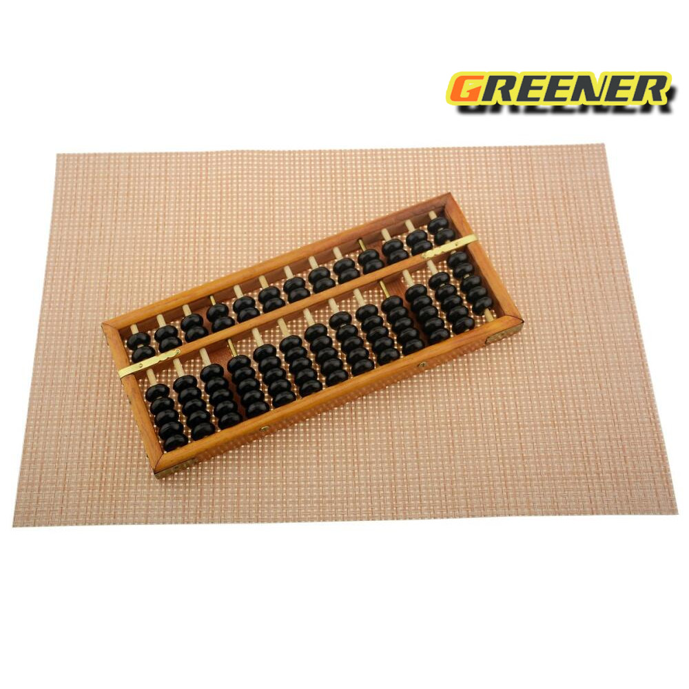 Greener (ขายดี)abacus ลูกคิดไม้จีนโบราณ ขนาด 28*12 เซน รุ่น 13 แถว(สินค้าพร้อมจัดส่ง) - รูปที่ 3