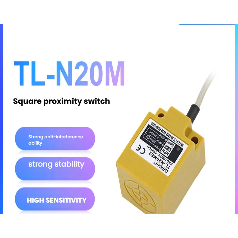 Hugong Automation OMCH Proximity Switch TL-N20ME1 D2 F3 Y1 เซ็นเซอร์สี่เหลี่ยม