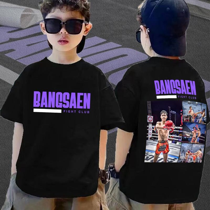 เสื้อยืดเด็กบางแสนไฟท์คลับ 100cm-150cm 2024 Bangsaen Fight Club #1